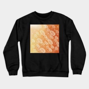 The group of Jellyfish is swimming upwards to the surface Crewneck Sweatshirt